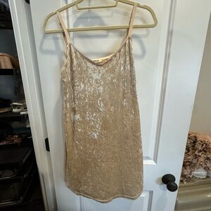 Essue Crushed Velvet Mini Dress S